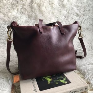 Madewell The Zip Top Transport Leather Carryall